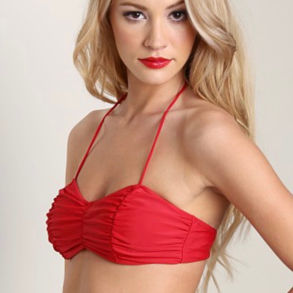 NWT Rachel Pally Seychelles Bikini Top in Punch XS